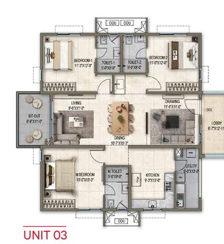 Poulomi Florique Floorplan-3